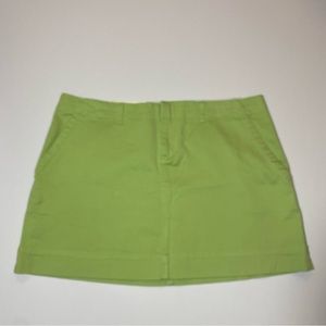 Women's Size 12 Nantucket Brand Green Mint Straight Pencil Khaki Chino Skirt